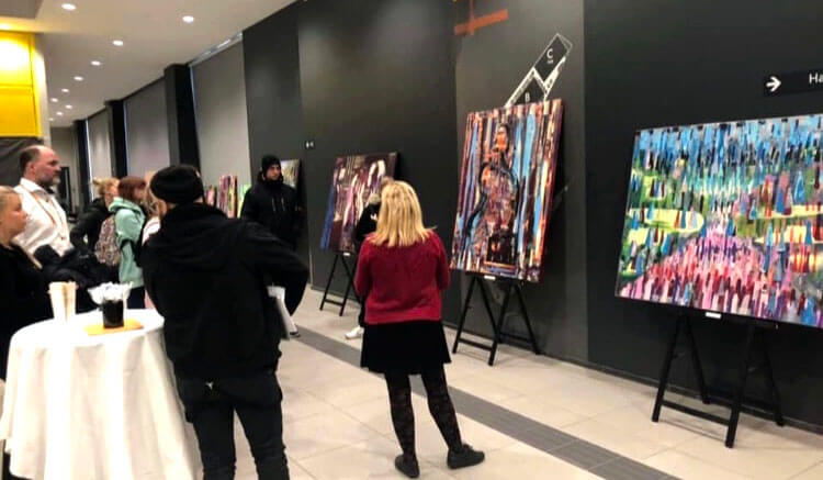 MK Art Utställning - konst och ledarskap en förutsättning för demokrati - Feb 2020